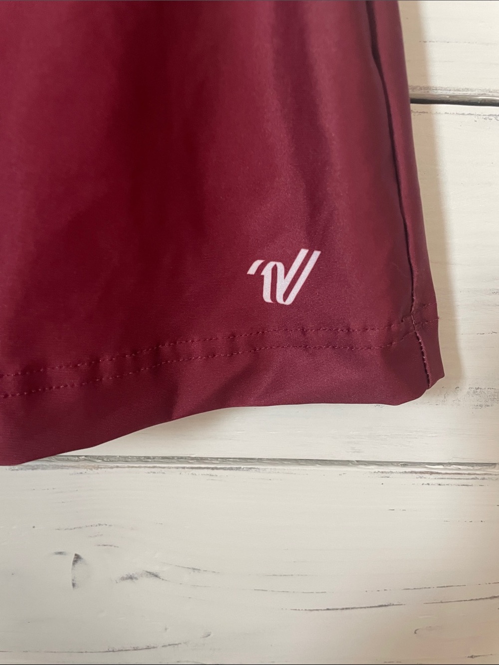 Varsity Women's Skort in Deep Wine - Picture 6 of 7